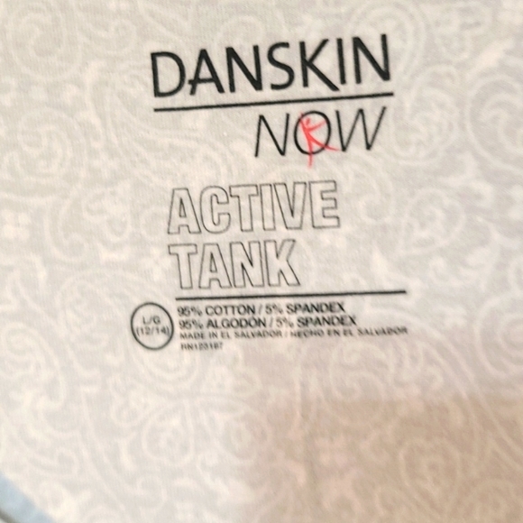 #60 DANSKIN NOW ACTIVE LARGE TANK TOP - Picture 4 of 6